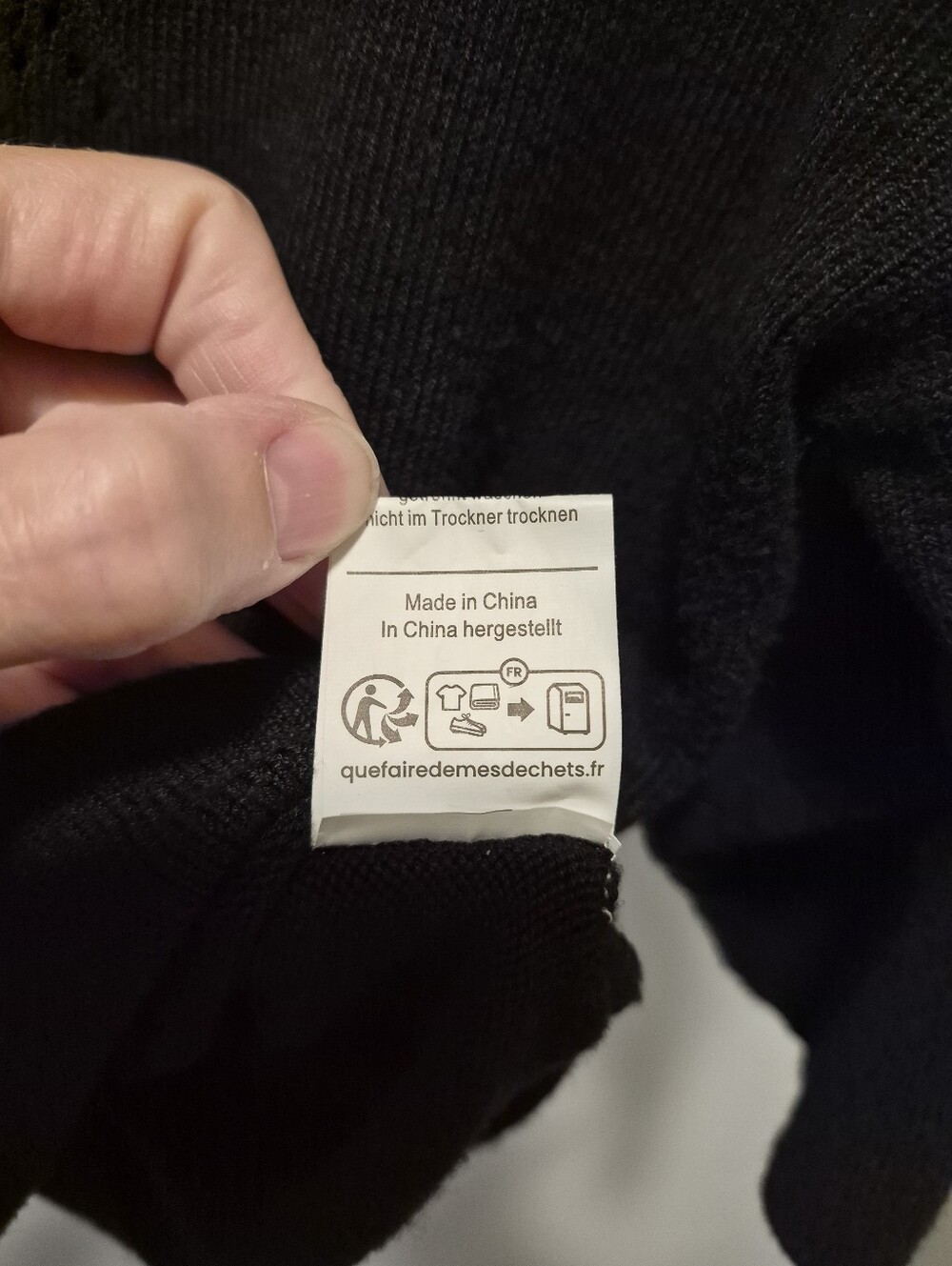 Grace Karin Boat Neck 3/4 Sleeve Lightweight Sweater, Black, Large, NWOT - Picture 5 of 5